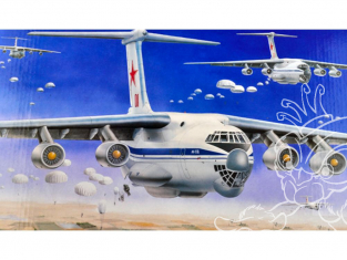 trumpeter maquette avion 03901 il-76 1/144