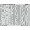 EDUARD photodecoupe avion 48994 Panneaux de surface MIG-21 Eduard 1/48