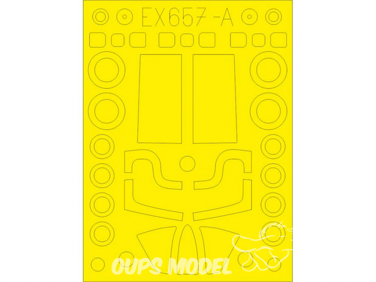 Eduard Express Mask EX657 U-2A TFace Afv Club 1/48