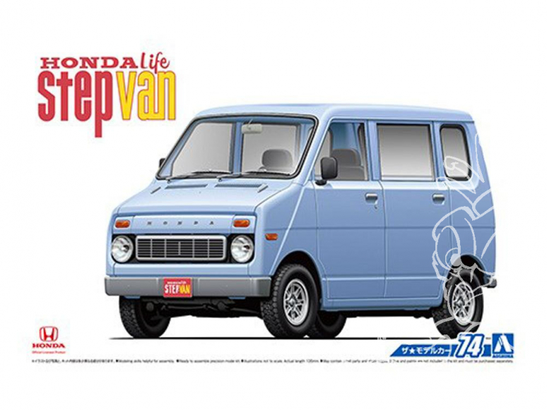 Aoshima maquette voiture 55717 Honda VA Life Step Van 1974 1/24