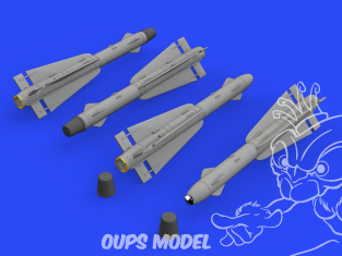 Eduard kit d'amelioration brassin 632134 Armement AIM-4D 1/32