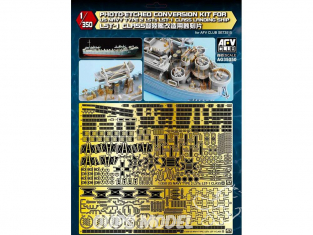 AFV maquette bateau AG35050 Conversion kit en photodecoupe pour LST-1 1/350