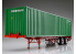 Aoshima maquette camion 52907 Remorque Container 40 Pieds Sea Freight Container (2 Axis) 1/32