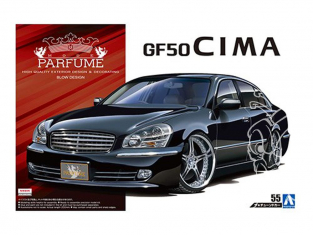 Aoshima maquette voiture 55779 Nissan Cima GF50 Mode Parfume 2001 1/24