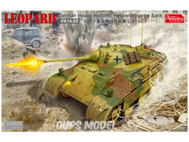 Amusing maquette militaire 35A004 VK 1602 Leopard 1/35