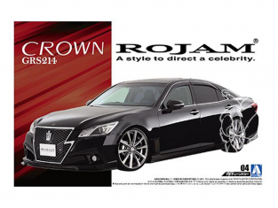 Aoshima maquette voiture 50965 ROJAM Toyota Crown Athlete GRS214 2012 1/24