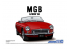 Aoshima maquette voiture 56851 MG MGB MkII BLMC G/HM4 1968 1/24