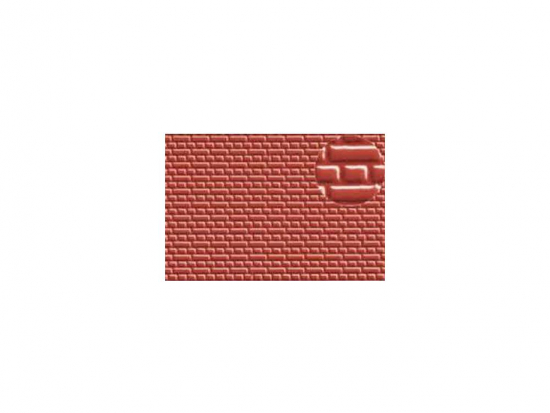 Slaters 399 Feuille de polystyrène immitation brique rouge anglaise 4mm