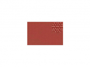 Slaters 402 Feuille de polystyrène immitation brique rouge anglaise 2mm