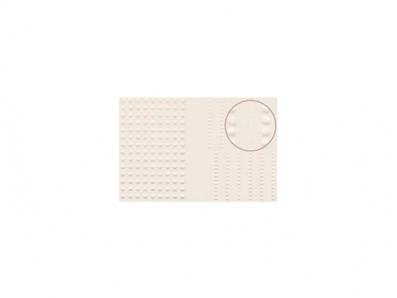 Slaters 431 Feuille de polystyrène imitation rivets beige de toutes tailles
