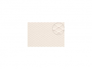 Slaters 446 Feuille de polystyrène imitation Plaque de damier blanche 4mm