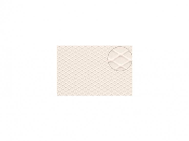 Slaters 446 Feuille de polystyrène imitation Plaque de damier blanche 4mm