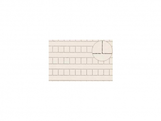 Slaters 427 Feuille de polystyrène imitation ardoise epaisse de toiture beige 4mm