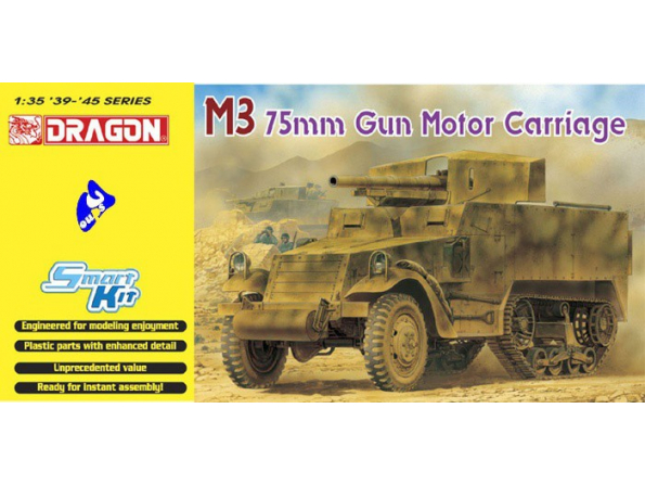DRAGON maquette militaire 6467 M3 75mm Gun Motor Carriage 1/35