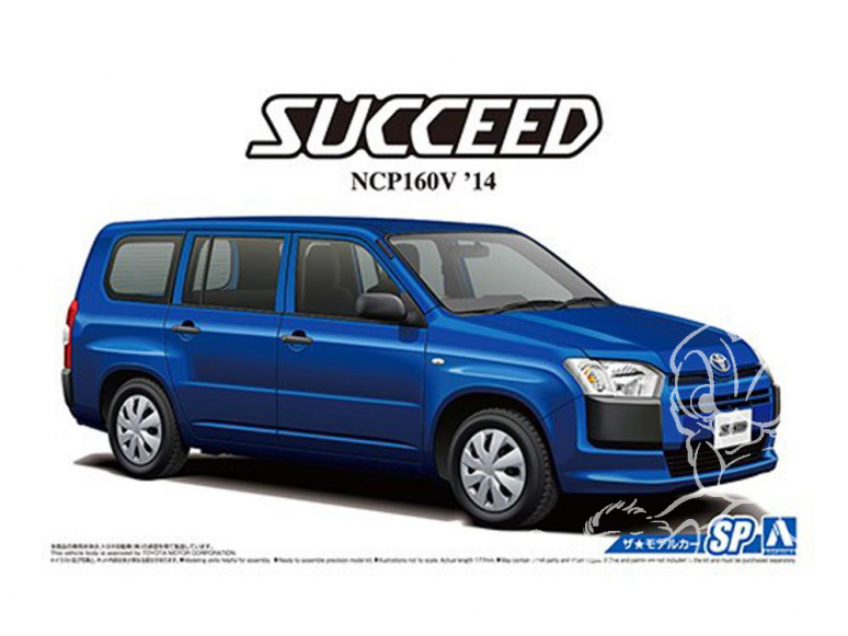 Aoshima maquette voiture 51443 Toyota Succeed NCP160V 2014 1/24