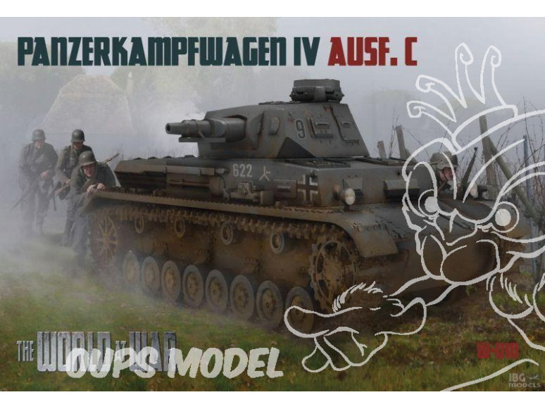 IBG maquette militaire w-010 The World of War Panzerkampfwagen IV Ausf.C 1/76