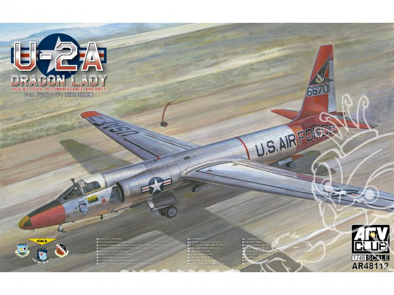 AFV maquette avion 48112 Lockheed U-2A DRAGON LADY 1/48