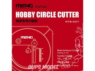 MENG MTS-037 Obtenez un cercle parfait en une fois Cutter circulaire
