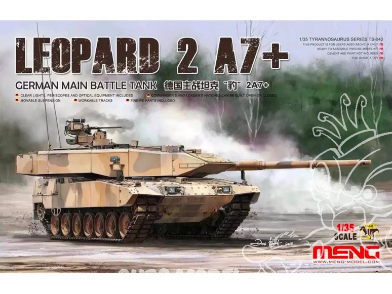 Meng maquette militaire TS-042 Le léopard né pour la guerre urbaine 1/35
