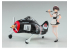 Hasegawa maquette avion 52197 Egg Girls Collection Tama N ° 08 “Haseri Rei” (Femme de ménage) avec Focke Wolf Fw190A
