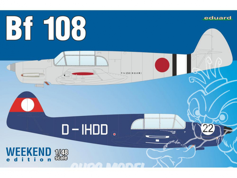 EDUARD maquette avion 8479 Messerschmitt Bf 108 WeekEnd Edition 1/48