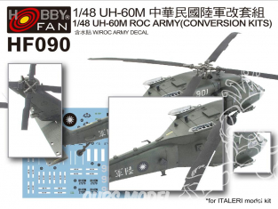 Hobby Fan HF090 kit de conversion UH-60M ROC Army pour kit Italeri 1/48