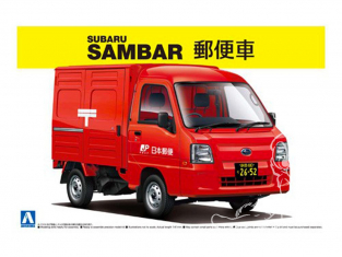 Aoshima maquette voiture 07419 Subaru Sambar Post Car 1/24