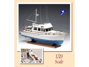 AMATI Kit bateau bois 1607 GRAND BANKS 46&39 1/20