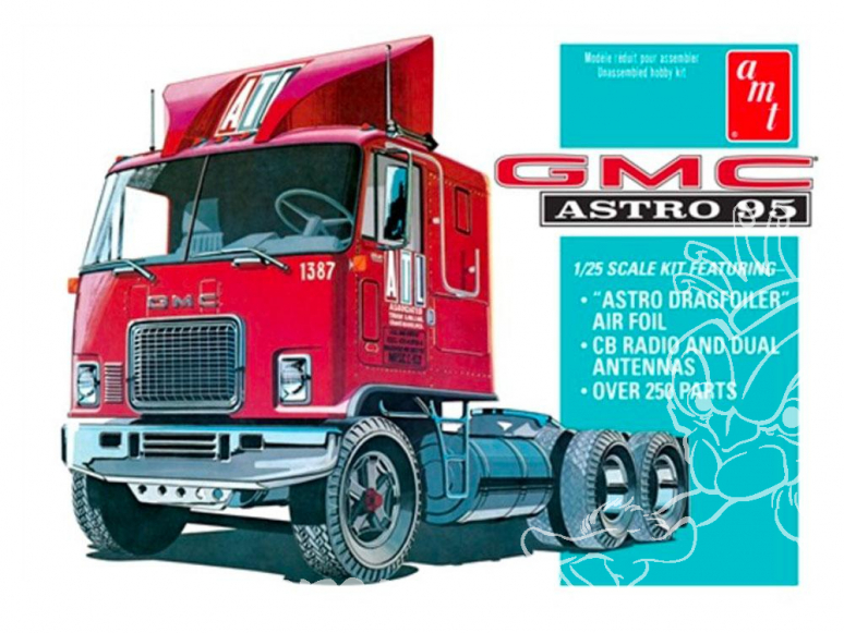 AMT maquette camion 1140 GMC Astro 95 1/25
