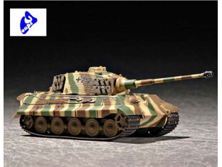 TRUMPETER maquette militaire 07291 KINGTIGER avec zimmerit 1/72