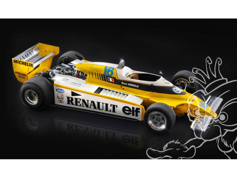 Italeri maquette voiture 4707 Renault RE20 Turbo 1/12