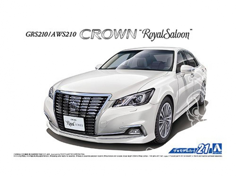 Aoshima maquette voiture 50804 Toyota Crown Royal Saloon GRS210 / AWS210 2015 1/24