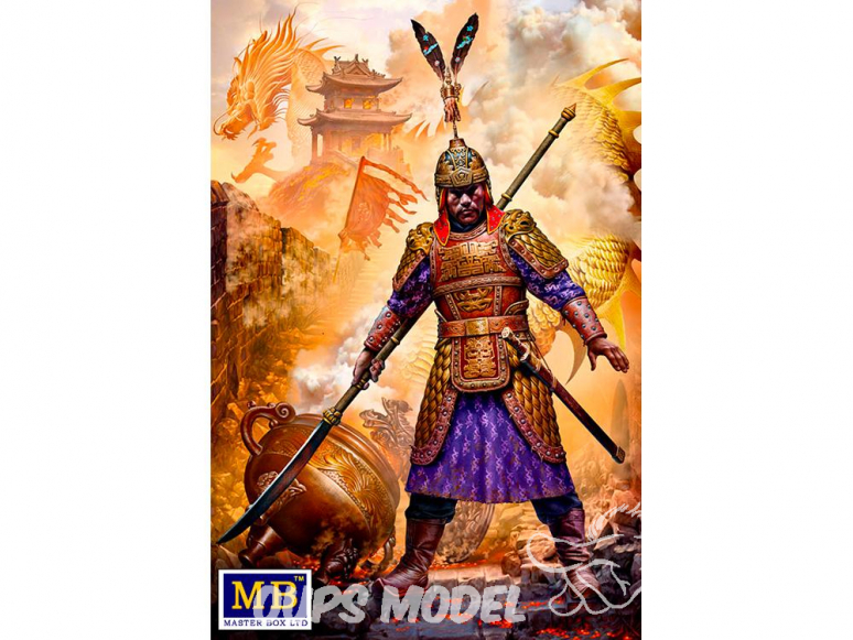 Master Box personnages 24059 Zhu Yuanzhang, empereur fondateur de la dynastie Ming en Chine 1/24