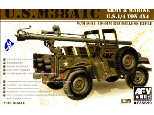 AFV maquette militaire 35s19 M38A1C 1/4t US JEEP 1/35