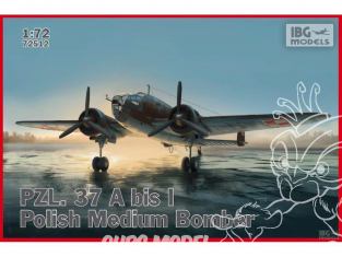 IBG maquette avion 72512 PZL 37 A bis I 1/72