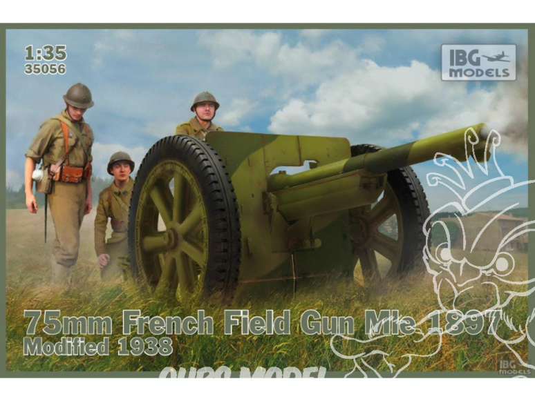 IBG maquette militaire 35056 Canon de campagne français de 75 mm Mle 1897 1/35