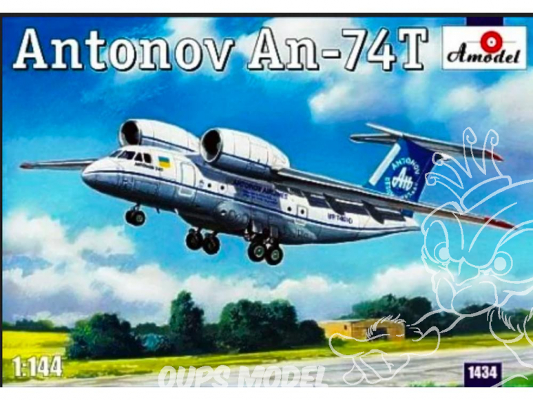 Amodel maquettes avion 1434 Antonov An-74T 1/144