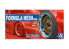 Aoshima maquette voiture 53256 Jantes Formula Mesh (4h) 14&quot; et pneus 1/24