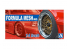 Aoshima maquette voiture 53256 Jantes Formula Mesh (4h) 14&quot; et pneus 1/24