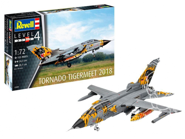 Revell maquette avion 63880 Model Set Tornado ECR Tigermeet 2018 1/72