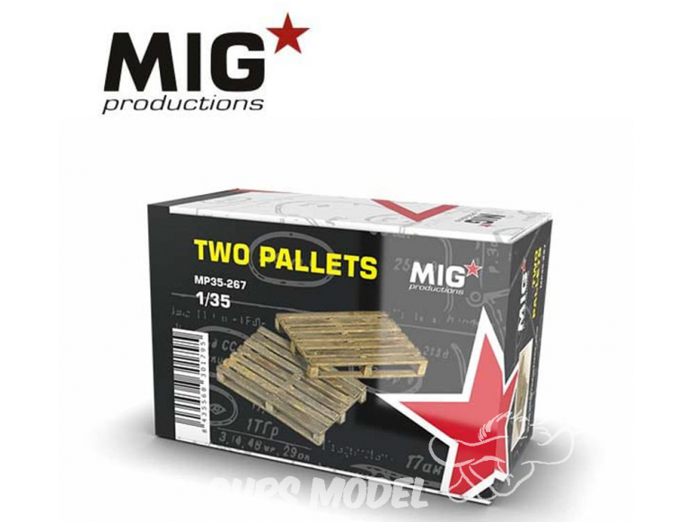 MIG Productions by AK MP35-267 Deux palettes 1/35