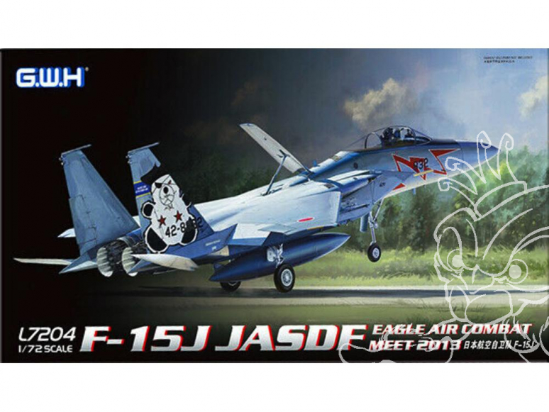 Great Wall Hobby maquette avion L7204 F-15J JASDF Eagle Air Combat Meet 2013 1/72