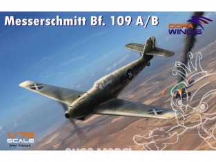 Dora Wings maquette avion DW72011 Messerschmitt Bf109 A/B 1/72