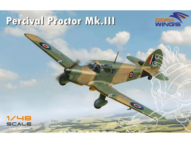 Dora Wings maquette avion DW48006 Percival Proctor Mk.III 1/48