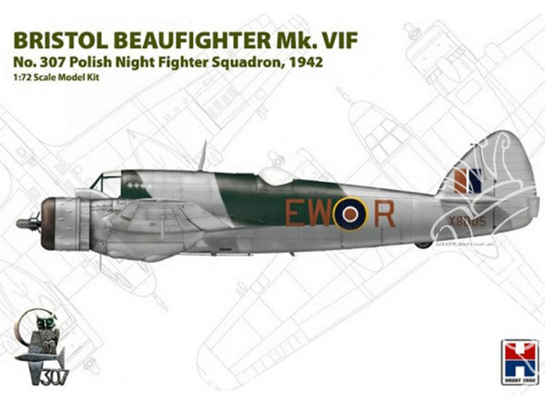 Hobby 2000 maquette avion 72003 Bristol Beaufighter Mk.VIF 1/72