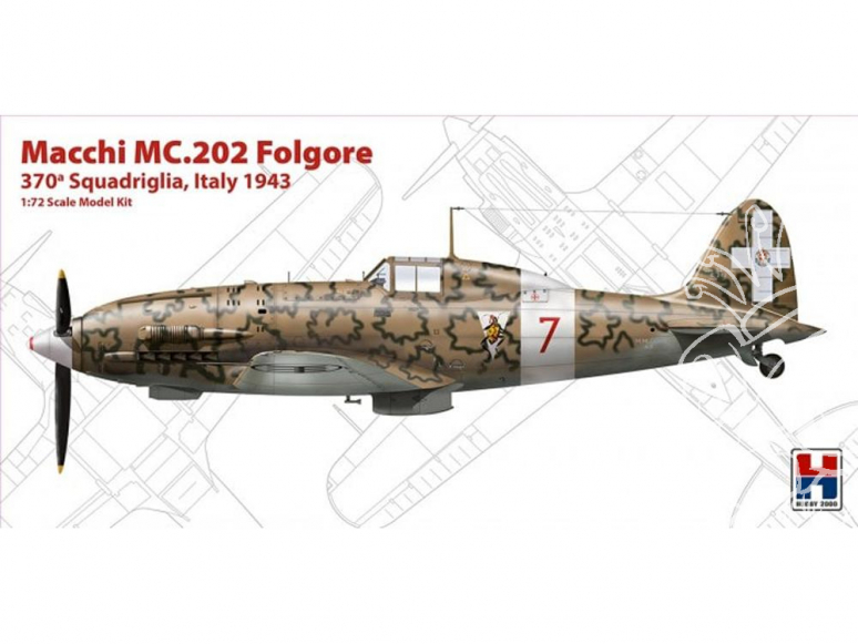 Hobby 2000 maquette avion 72008 Macchi MC.202 Folgore Italie 1943 1/72