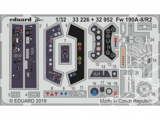 Eduard photodécoupe avion 33226 Zoom Amélioration Focke Wulf Fw 190A-8/R2 Revell 1/32