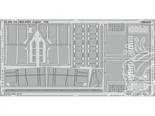 Eduard photodécoupe avion 32445 Moteur Focke Wulf Fw 190A-8/R2 Revell 1/32