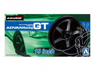 Aoshima maquette voiture 53300 Jantes Advan Racing GT 19" et pneus 1/24