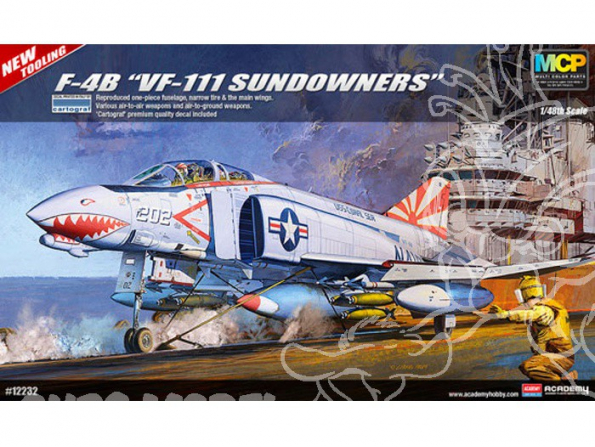 Academy maquette avion 12232 F-4B Phantom MCP 1/48